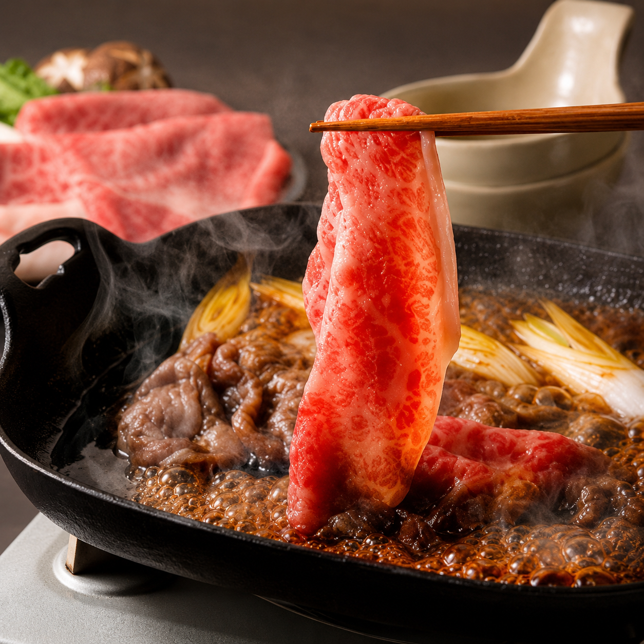 【黒毛和牛しゃぶしゃぶ会席】 8000円(税込) ◎個室完備で感染防止対策も万全◎