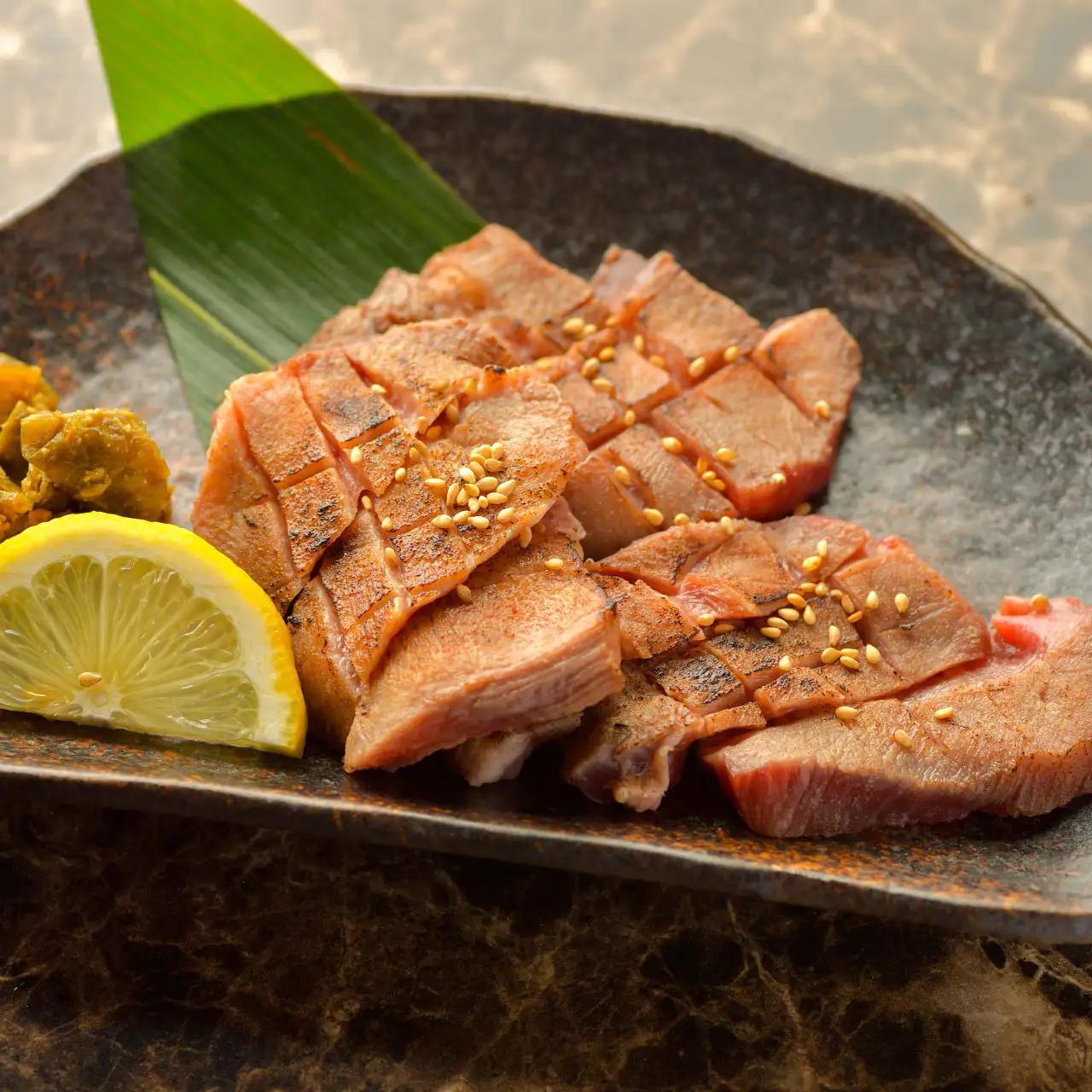 仙台名物牛タン塩焼き