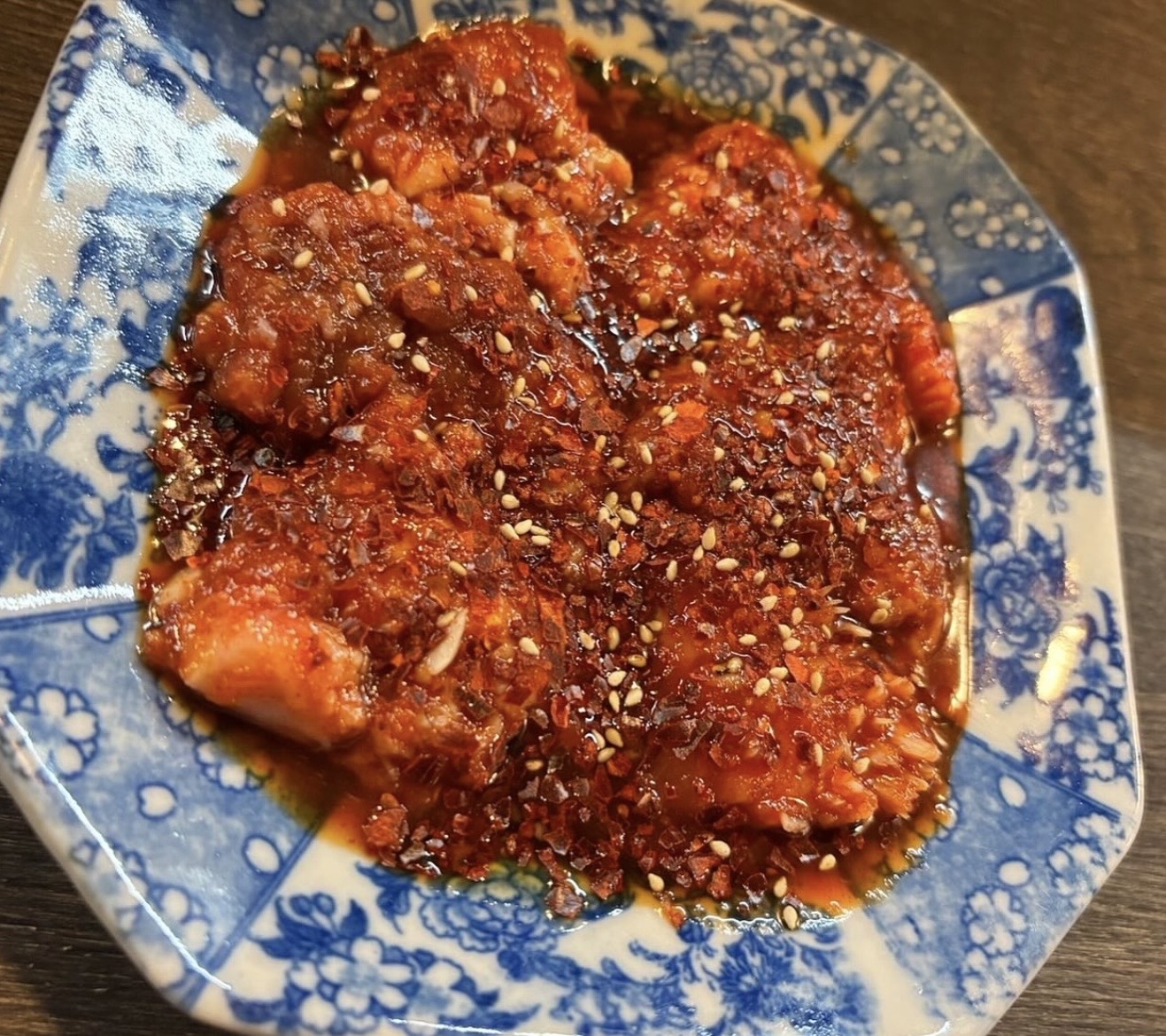 豚バラ軟骨(辛タレ味)