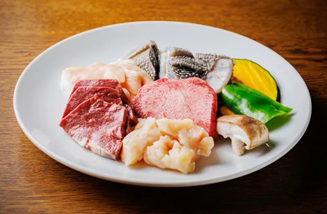 ホルモン定食250g